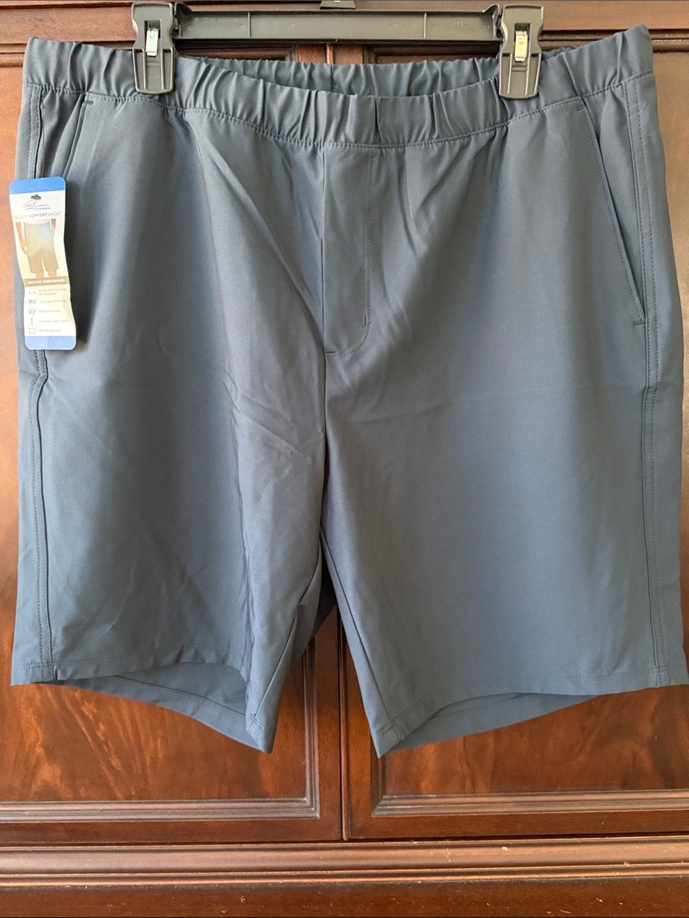 Greg Norman Collection Men's Athletic Shorts — Slate Gray
